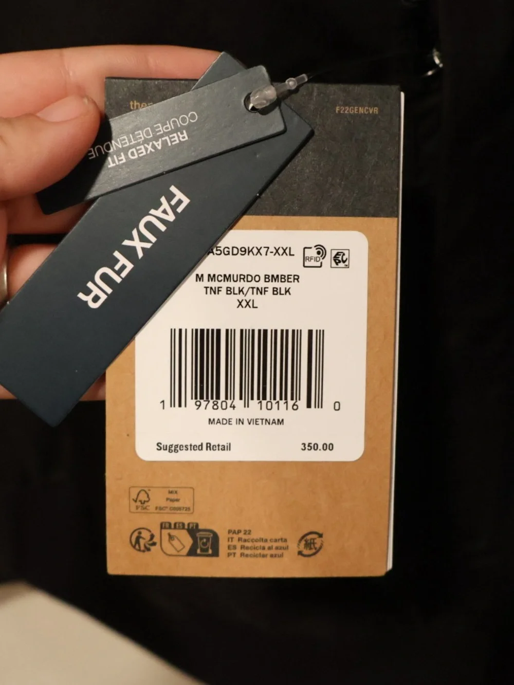 The North Face brand new